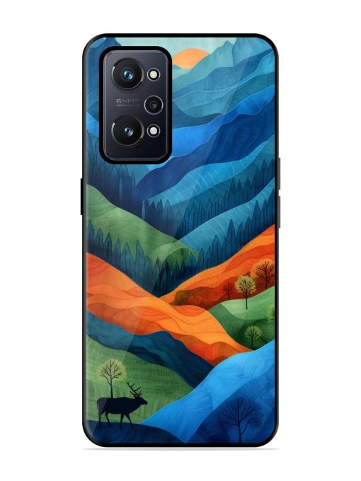 Layers Of The Land Glossy Soft Edge Case for Realme Gt Neo 2 Chachhi