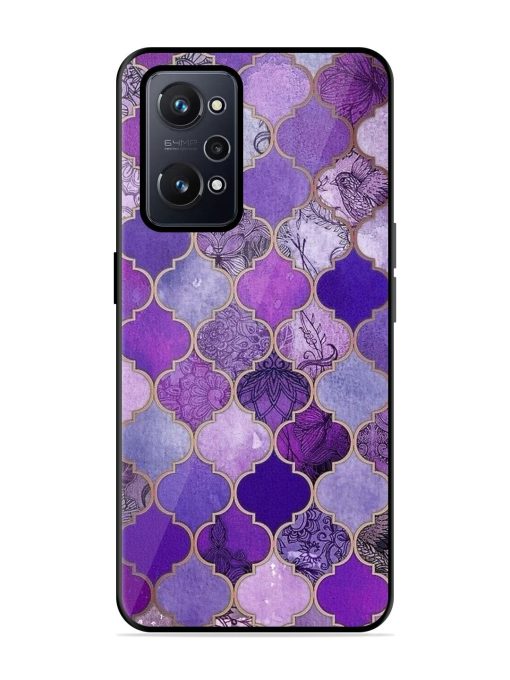 Purple Mosaic Magic Glossy Soft Edge Case for Realme Gt Neo 2 Chachhi