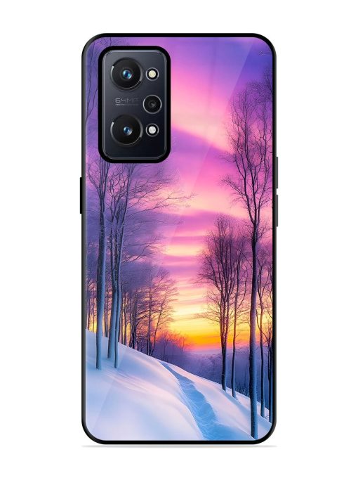 Winter'S Purple Haze Glossy Soft Edge Case for Realme Gt Neo 2 Chachhi