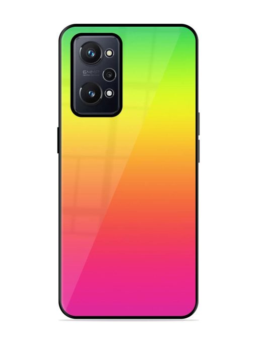 Rainbow Gradient Glossy Soft Edge Case for Realme Gt Neo 2 Chachhi