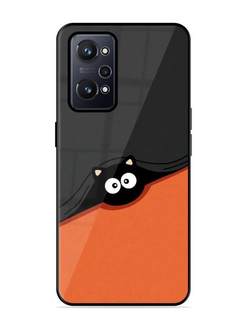 Peek-A-Boo Kitty Glossy Soft Edge Case for Realme Gt Neo 2 Chachhi