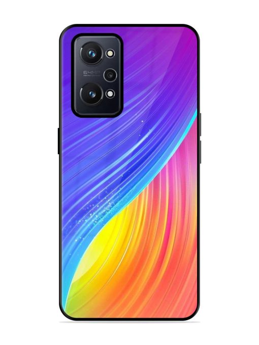 Neon Swirl Glossy Soft Edge Case for Realme Gt Neo 2 Chachhi