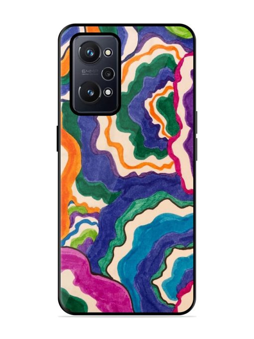 Wavy Wonder Glossy Soft Edge Case for Realme Gt Neo 2 Chachhi