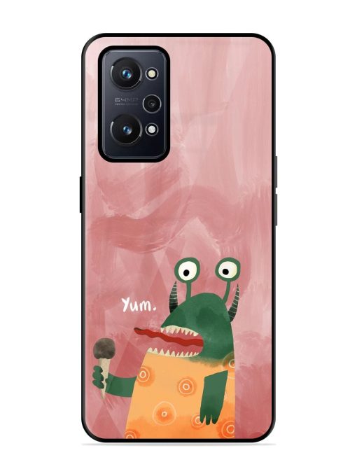 Hungry Monster Glossy Soft Edge Case for Realme Gt Neo 2 Chachhi