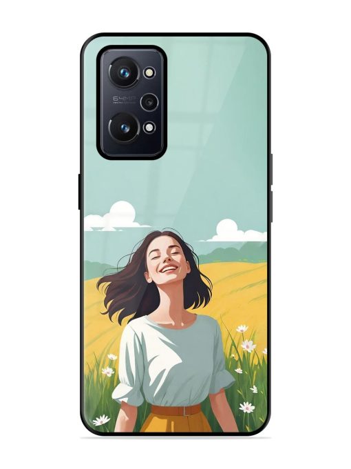 Girl Graffiti Glossy Soft Edge Case for Realme Gt Neo 2 Chachhi