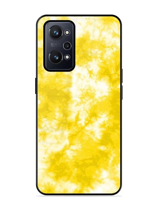 Golden Tie-Dye Twirl Glossy Soft Edge Case for Realme Gt Neo 2