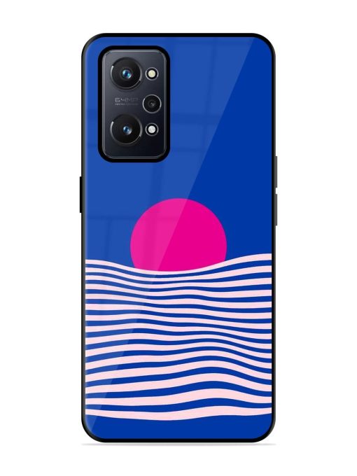 Pink Sunset Over Blue Waves Glossy Soft Edge Case for Realme Gt Neo 2 Chachhi