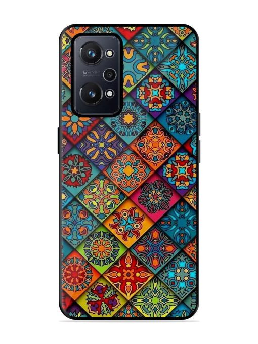 Patchwork Mandala Mosaic Glossy Soft Edge Case for Realme Gt Neo 2 Chachhi