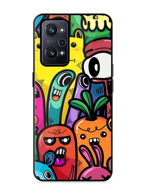 Whimsical Doodle Chaos Glossy Soft Edge Case for Realme Gt Neo 2 Chachhi