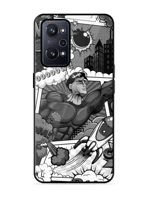 Comic Book Chaos Glossy Soft Edge Case for Realme Gt Neo 2 Chachhi