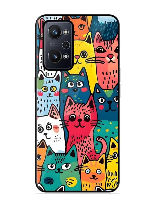 Feline Frenzy Glossy Soft Edge Case for Realme Gt Neo 2 Chachhi