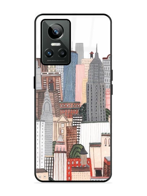 Cityscape Dreams Glossy Soft Edge Case for Realme Gt Neo 3 Chachhi