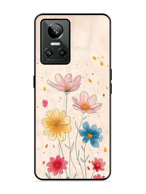 Delicate Bloom Glossy Soft Edge Case for Realme Gt Neo 3 Chachhi