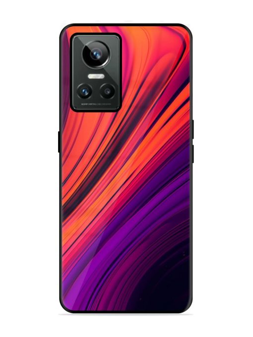 Crimson Curls Glossy Soft Edge Case for Realme Gt Neo 3 Chachhi