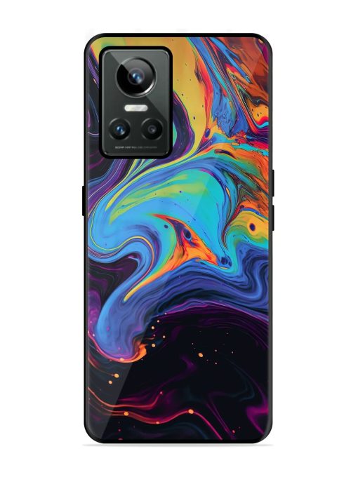 Liquid Dreamscape Glossy Soft Edge Case for Realme Gt Neo 3 Chachhi