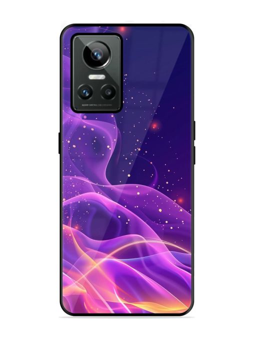 Cosmic Currents Glossy Soft Edge Case for Realme Gt Neo 3 Chachhi