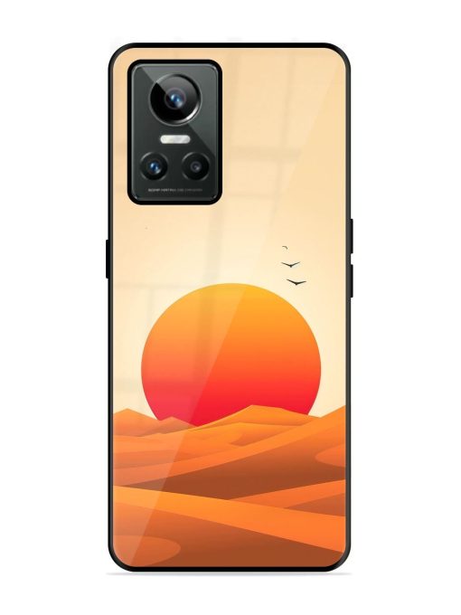 Desert Sunset Glossy Soft Edge Case for Realme Gt Neo 3 Chachhi