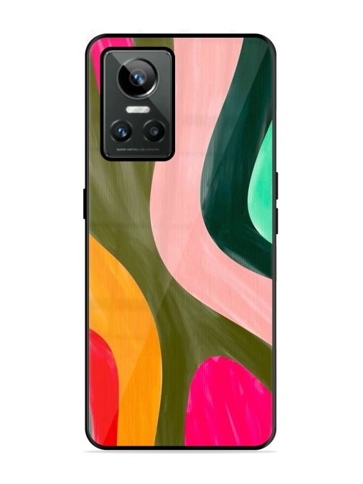 Wavy Wonder Glossy Soft Edge Case for Realme Gt Neo 3 Chachhi