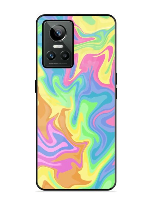 Whimsical Swirl Glossy Soft Edge Case for Realme Gt Neo 3 Chachhi