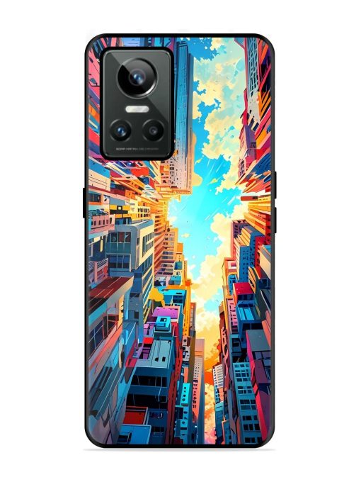 Skyward City Glossy Soft Edge Case for Realme Gt Neo 3 Chachhi