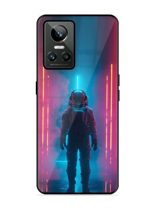 Neon Astronaut Glossy Soft Edge Case for Realme Gt Neo 3 Chachhi