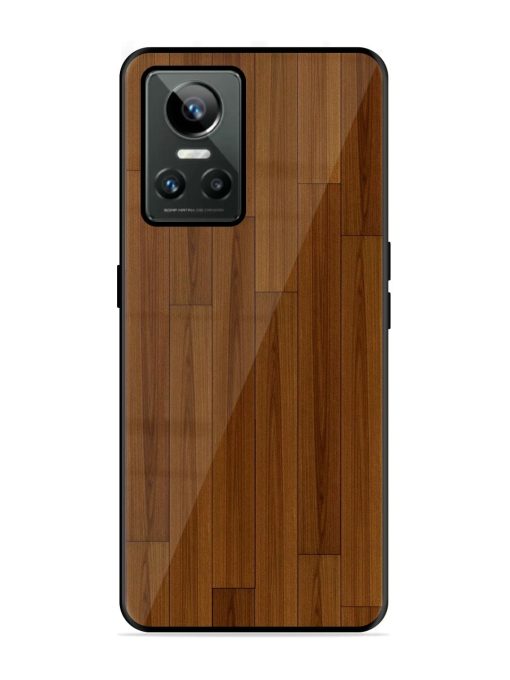 Warm Woodgrain Glossy Soft Edge Case for Realme Gt Neo 3 Chachhi