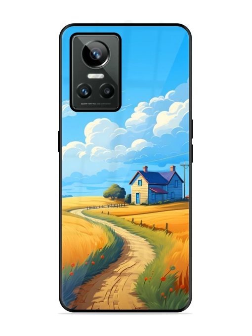 Countryside Cottage Glossy Soft Edge Case for Realme Gt Neo 3 Chachhi