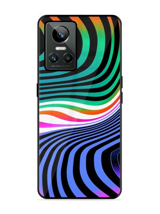 Psychedelic Waves Glossy Soft Edge Case for Realme Gt Neo 3 Chachhi