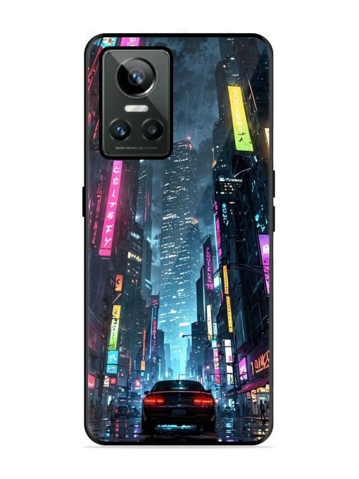 Neon Nightscape Glossy Soft Edge Case for Realme Gt Neo 3 Chachhi