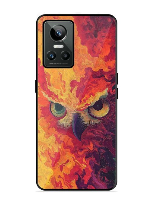 Fiery Owl Glossy Soft Edge Case for Realme Gt Neo 3 Chachhi