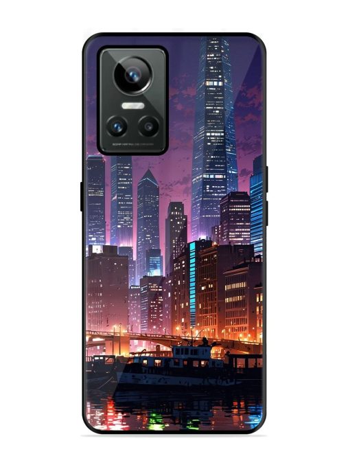 Neon Nightscape Glossy Soft Edge Case for Realme Gt Neo 3 Chachhi