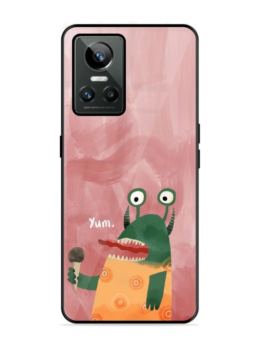 Hungry Monster Glossy Soft Edge Case for Realme Gt Neo 3 Chachhi