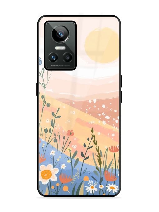 Golden Hour Blooms Glossy Soft Edge Case for Realme Gt Neo 3 Chachhi