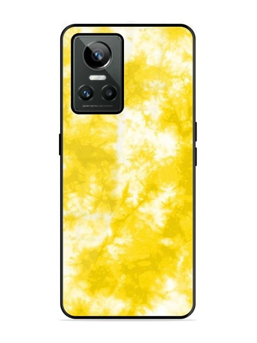 Golden Tie-Dye Twirl Glossy Soft Edge Case for Realme Gt Neo 3 Chachhi