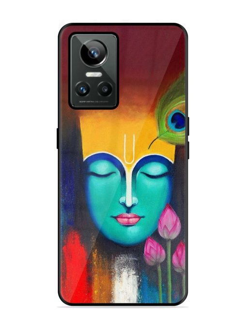 Divine Tranquility: The Face Of Krishna Glossy Soft Edge Case for Realme Gt Neo 3 Chachhi