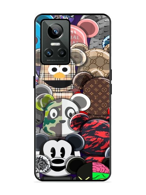 Streetwear Bearbrick Extravaganza Glossy Soft Edge Case for Realme Gt Neo 3 Chachhi