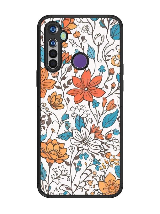 Floral Symphony Glossy Soft Edge Case for Realme Narzo 10