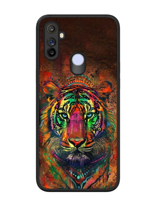 Cosmic Tiger Glossy Soft Edge Case for Realme Narzo 10A