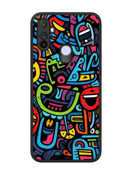 Doodlephoria Glossy Soft Edge Case for Realme Narzo 10A