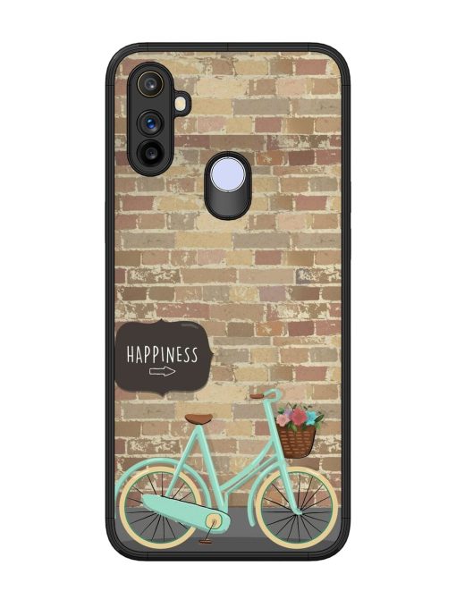 Pedaling Towards Happiness Glossy Soft Edge Case for Realme Narzo 10A