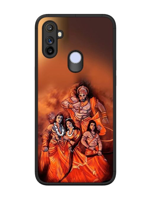 Sita Ram Glossy Soft Edge Case for Realme Narzo 10A