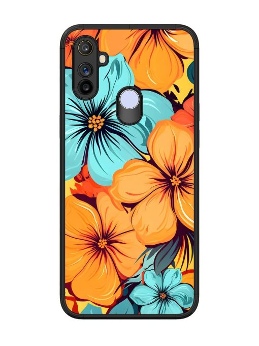 Tropical Bloom Glossy Soft Edge Case for Realme Narzo 10A