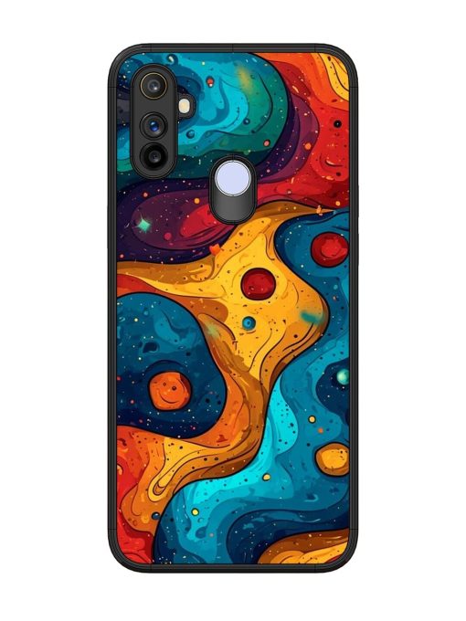 Cosmic Swirl Glossy Soft Edge Case for Realme Narzo 10A