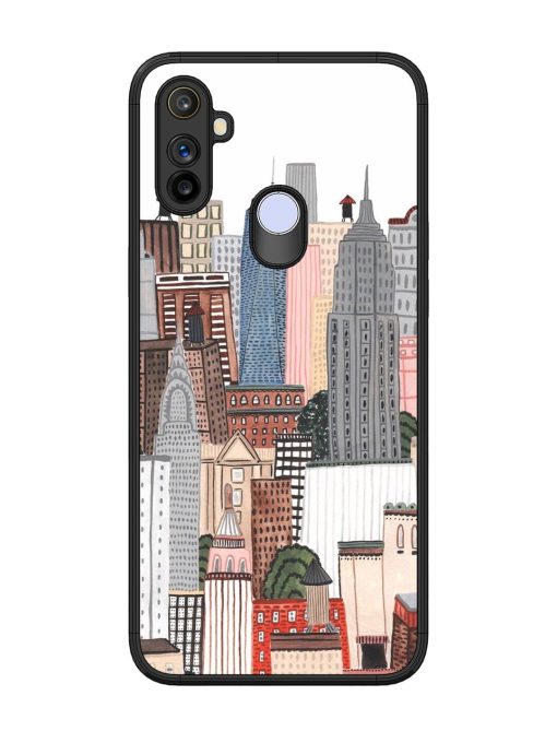 Cityscape Dreams Glossy Soft Edge Case for Realme Narzo 10A