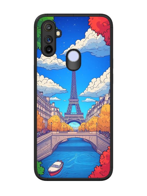 Parisian Panorama Glossy Soft Edge Case for Realme Narzo 10A