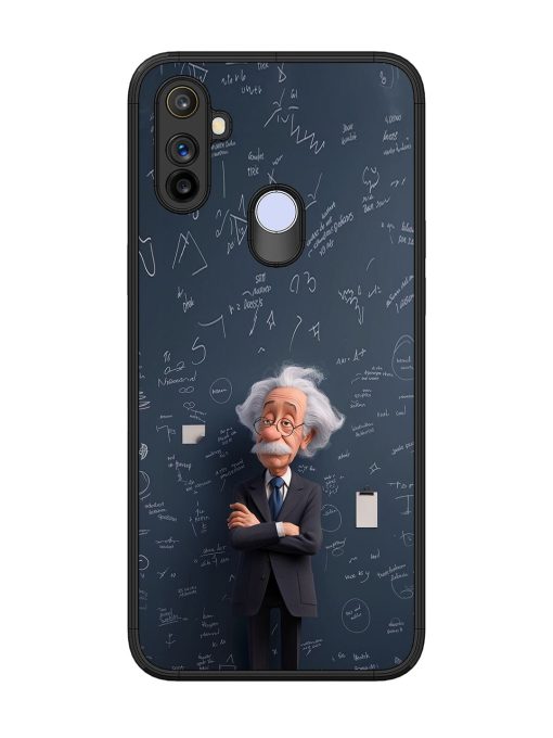 Albert Einstein Glossy Soft Edge Case for Realme Narzo 10A