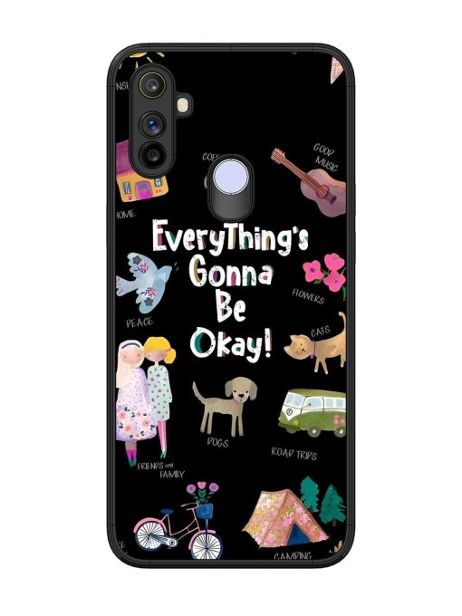 Everything'S Gonna Be Okay Glossy Soft Edge Case for Realme Narzo 10A