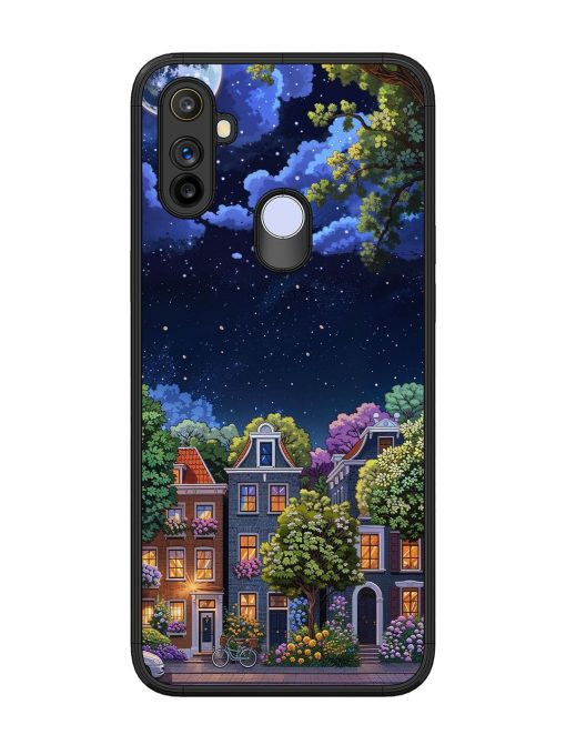 Moonlit Streets Glossy Soft Edge Case for Realme Narzo 10A