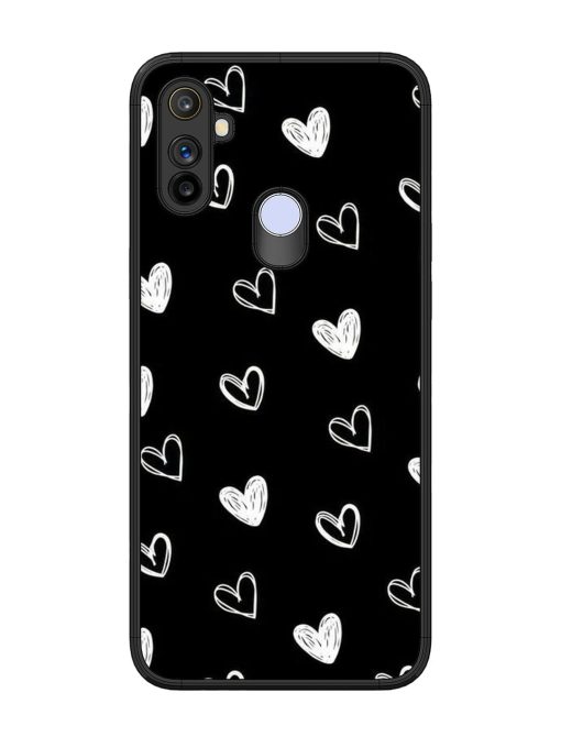 Scattered Hearts Glossy Soft Edge Case for Realme Narzo 10A