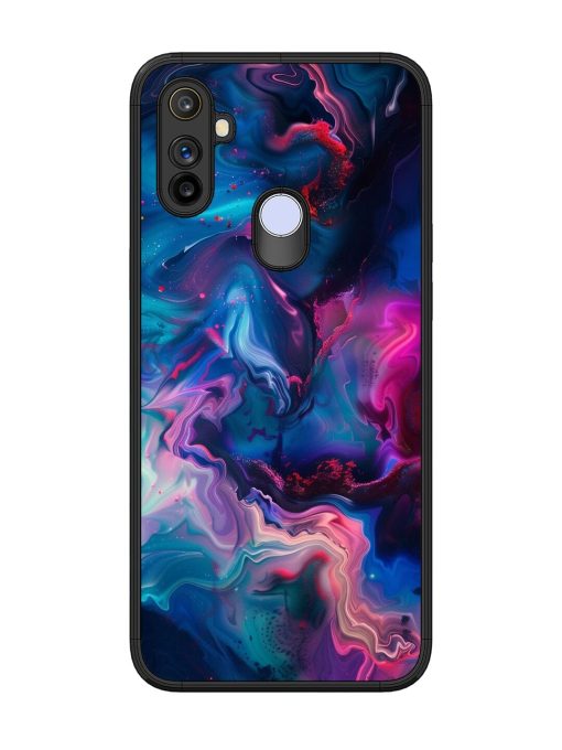 Cosmic Swirl Glossy Soft Edge Case for Realme Narzo 10A